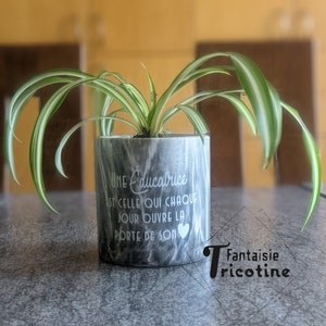 flower pot stickers ''An educator is someone who opens the door to her (heart) every day''
