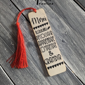 Wooden bookmark / Bookmark
