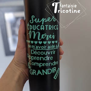 Stickers for glass, cup or bowl "Super Teacher THANK YOU ..... "