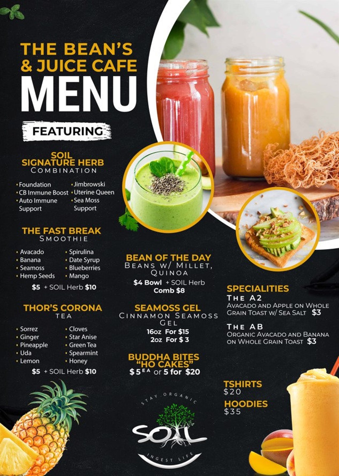 Editable Menu Template - Etsy