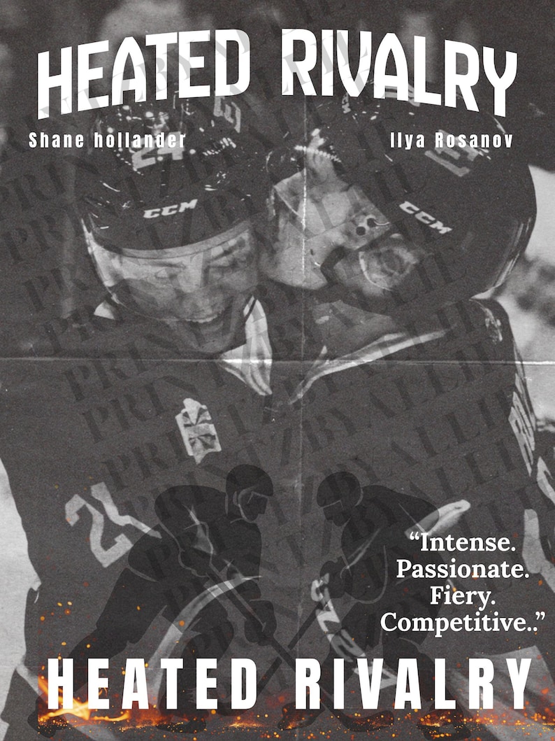 Heated Hockey Rivalry Poster - Etsy