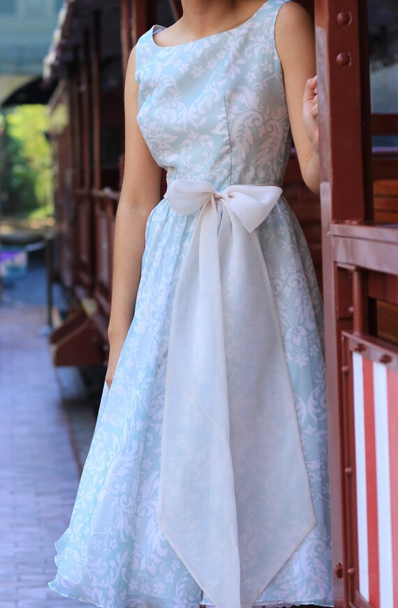 1980’s Lanz Paisley Chiffon Dress/ Vintage Dress