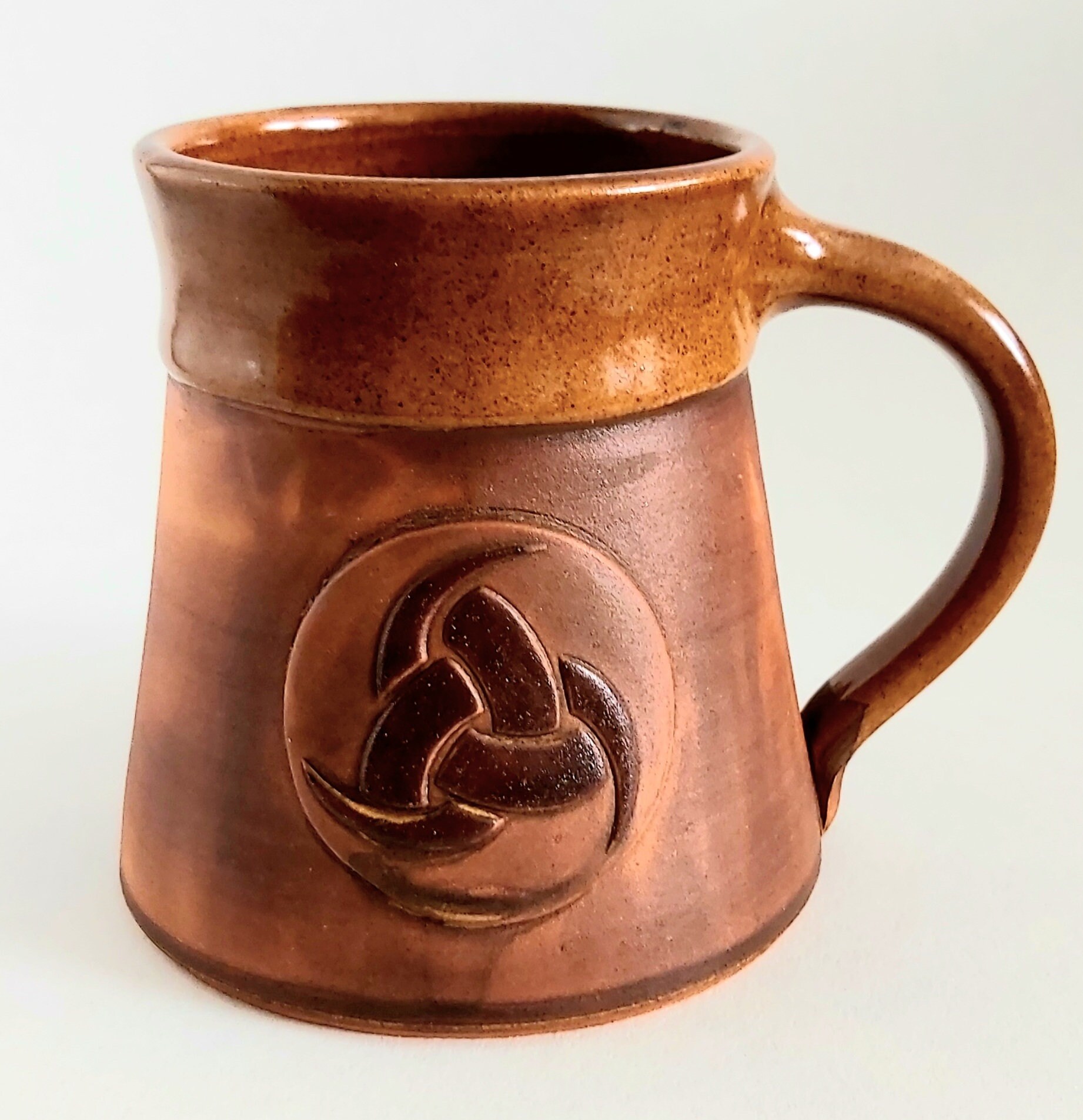 Viking Mug Odin's Horns Ceramic Handmade Tankard Norse Etsy