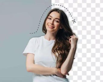 May include: A woman with long brown hair is wearing a white t-shirt. She is smiling and looking at the camera.