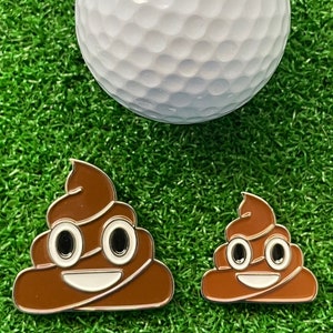 Your Golf Game Golf Ball Markers - Golf Gift, Golf Accessory, Boyfriend Golf, Husband Golf, Christmas Gift, Golf Gift Idea, Poop Emoji