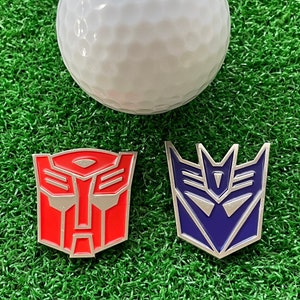 Robots Golf Ball Markers - Golf Gift, Golf Accessory, Boyfriend Golf, Husband Golf, Dad Golf, Golf Gift Idea, Christmas Gift