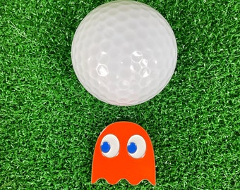 Retro Game Ghost Gang Golf Ball Markers - Golf Gift, Golf