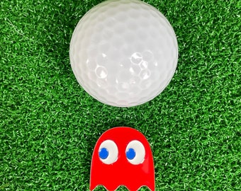 Retro Game Ghost Gang Golf Ball Markers - Golf Gift, Golf