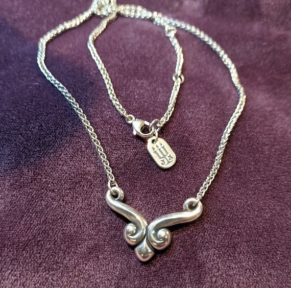 James Avery Scroll Necklace *Retired* - image 1