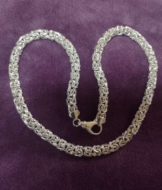 Ross Simons Flat Byzantine necklace 925
