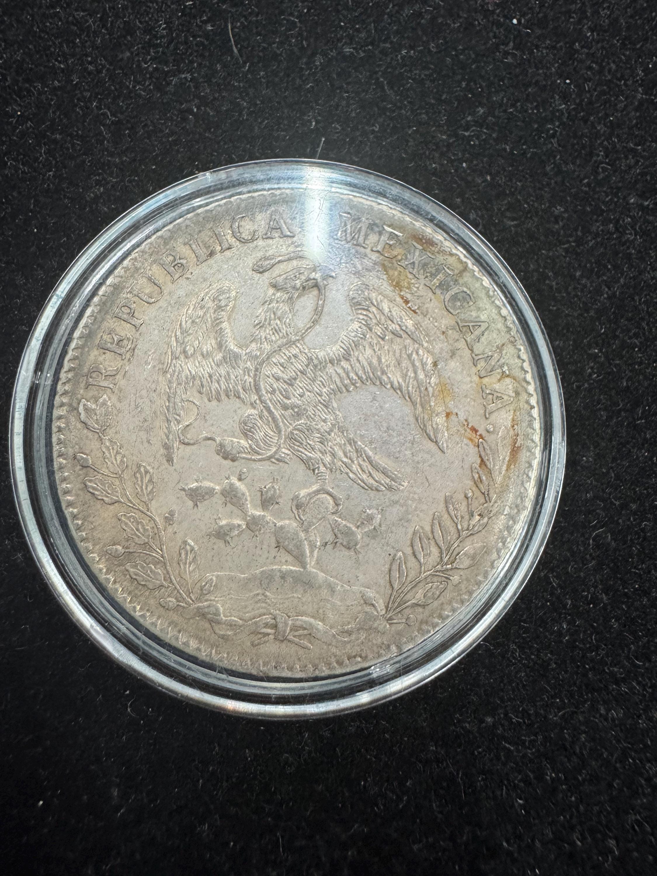 1897 8 Reales Republica Mexicana Silver Coin - Etsy
