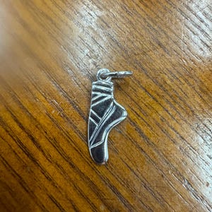 Sterling Silver Ballet Shoe Charm