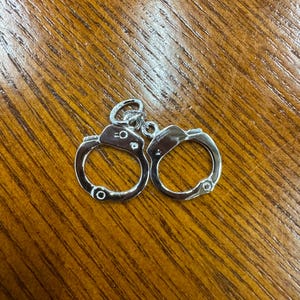Sterling Silver Handcuff Charm