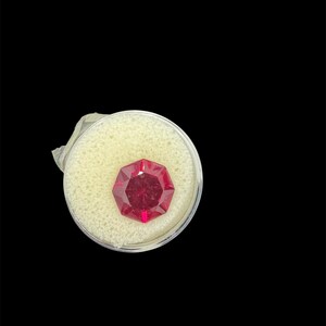 12x12MM 7.90CT Hexagon Lab Created Ruby Gemstone