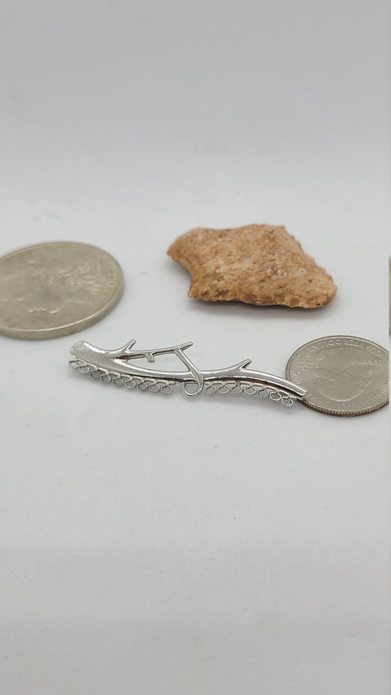 Vintage Sterling Silver Elco Branch Pin