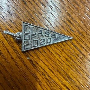 Sterling Silver Class of 2020 Charm