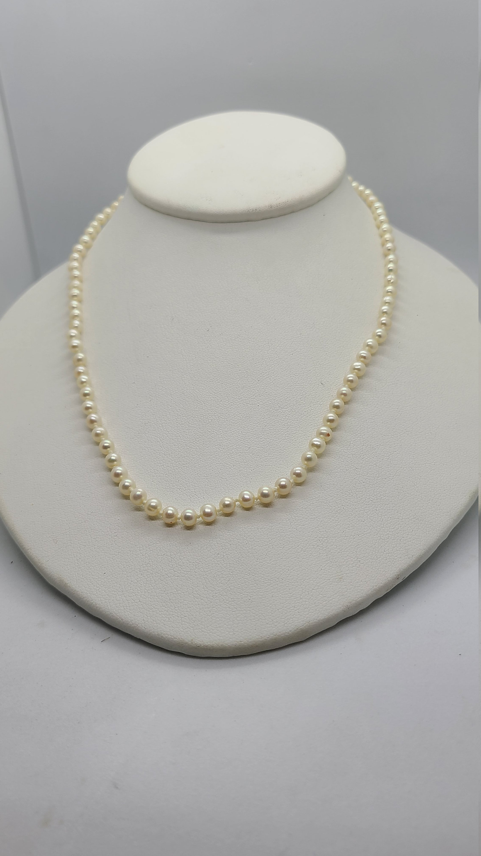 Collier En Argent Sterling Avec Perle Et Opalite - Longueur 18 Pouces - Neuf Avec étiquettes