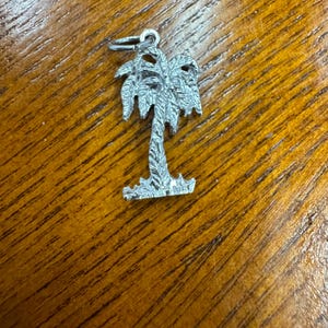 Sterling Silver Palm Tree Charm