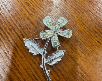 Vintage Sarah Coventry Blumen mit Strass Brosche