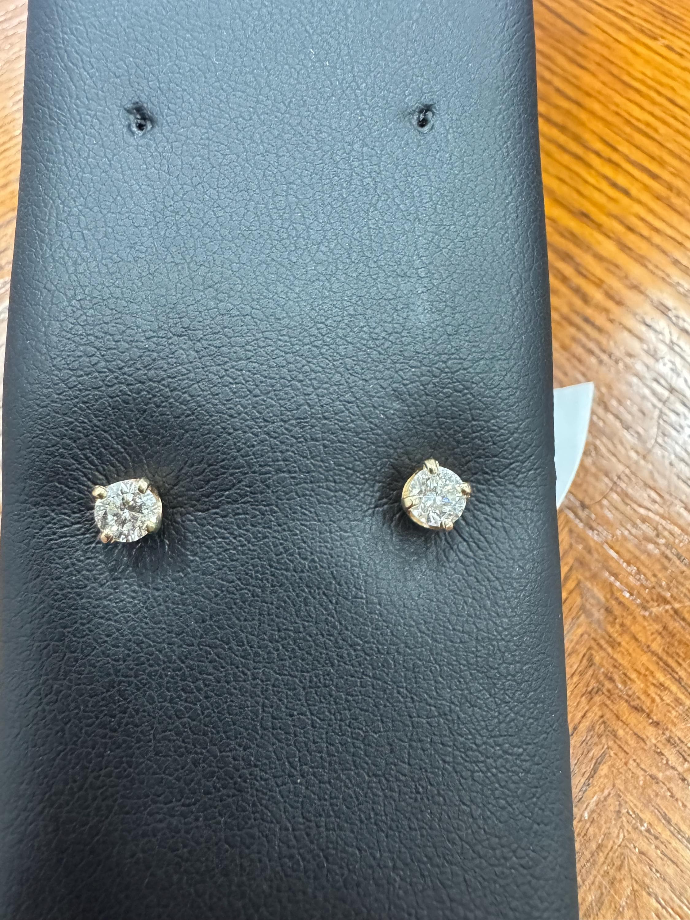 14k Gold 1,42 -6,00 Ct. T.W. Asscher Erstellt Diamant Ohrstecker Solitär, Push-back