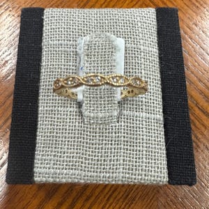 Vintage 14K Yellow Gold .15CTW 26 Diamond Band