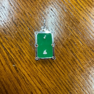 Sterling Silver Pool Table Charm