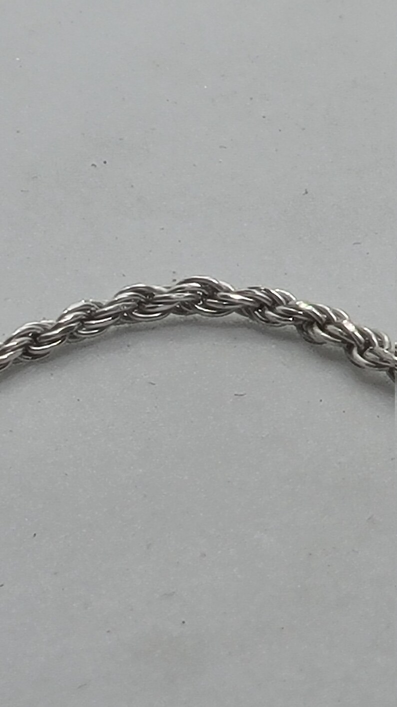 Sterling Silver 30 Inch Rope Chain | Etsy