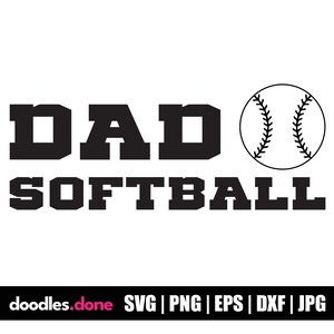 Softbal vader SVG, honkbal vader SVG, honkbal overzicht SVG, honkbal illustraties, honkbal vector, honkbal gesneden bestand