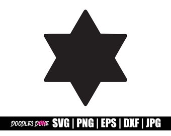 Star of David SVG, Star of David PNG, Star of David Clip Art, Star of David Vector, Star of David Cut File