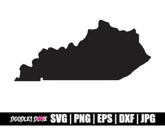 Kentucky State svg, png, eps, dxf, jpg files, Clip Art, Vector, Cricut, Cut File - Instant Download