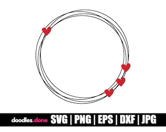 CIRCLE Frame SVG | CIRCLE Monogram Svg | Circle Frames Svg | Circle Border Svg | Cut files for Cricut | Circle Silhouette | Circle png