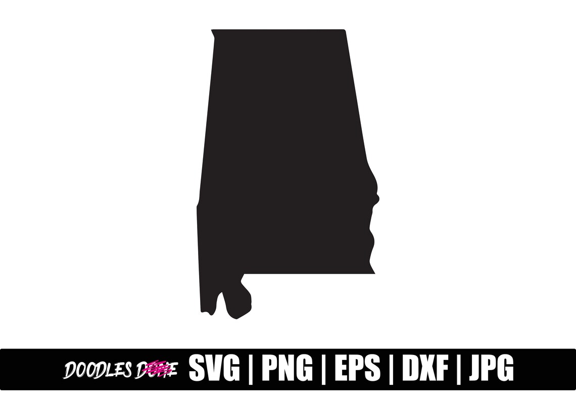 Alabama State SVG | Alabama PNG | Alabama Clip Art | Alabama Vector ...