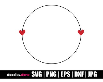 CIRCLE Frame SVG | CIRCLE Monogram Svg | Circle Frames Svg | Circle Border Svg | Cut files for Cricut | Circle Silhouette | Circle png