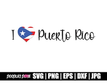 Puerto Rico SVG | Puerto Rico PNG | Puerto Rico Clip Art | Puerto Rico Vector | Puerto Rico Cricut | Puerto Rico Cut File