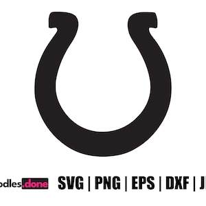 Horseshoe svg, png, eps, dxf, jpg files, Clip Art, Vector, Cricut, Cut File - Instant Download