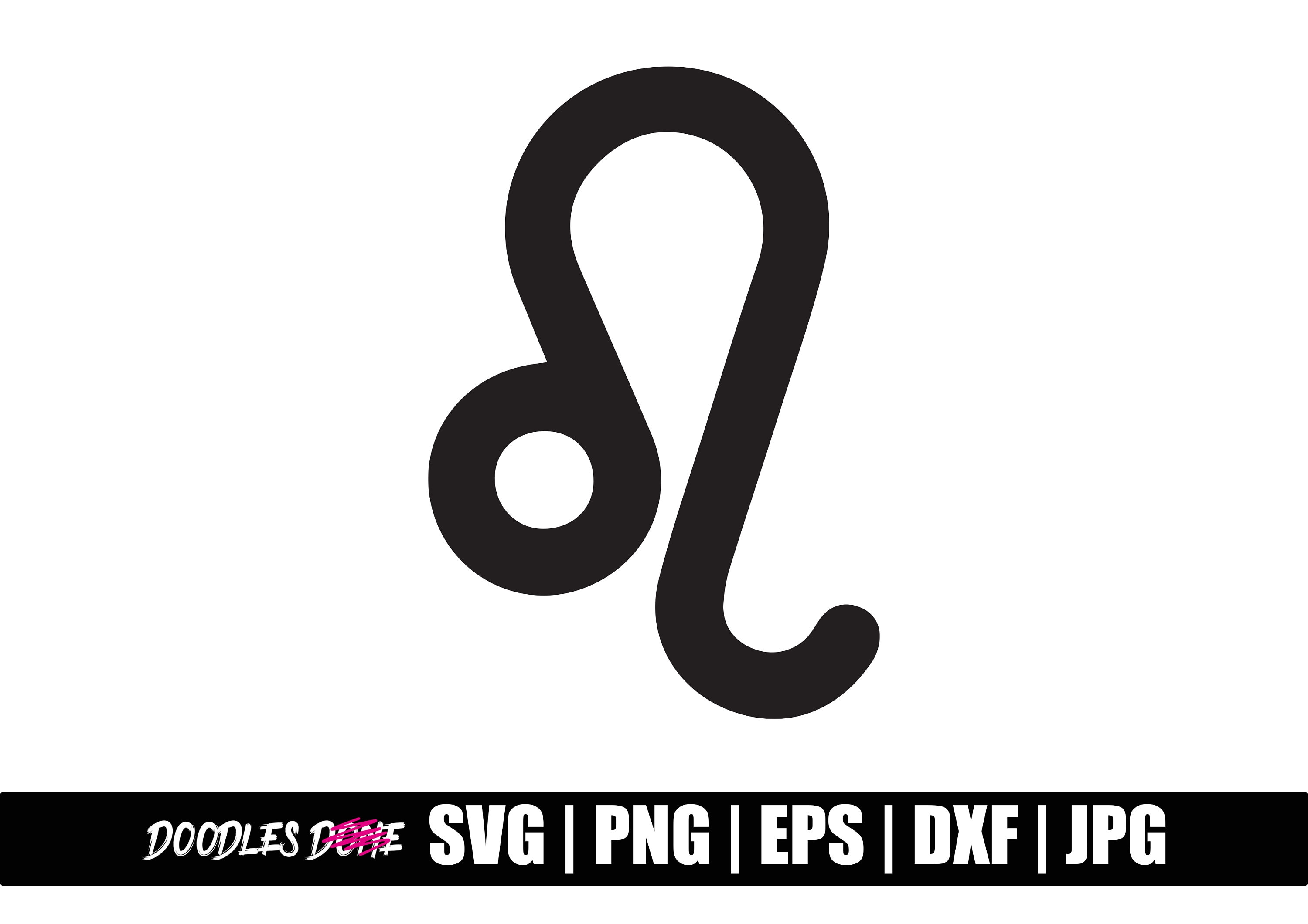⭐︎LEO⭐︎ Leo Zodiac Sign Svg, Png, Eps, Dxf, Jpg Files, Clip Art