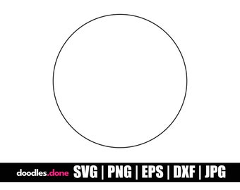 CIRCLE Frame SVG | CIRCLE Monogram Svg | Circle Frames Svg | Circle Border Svg | Cut files for Cricut | Circle Silhouette | Circle png