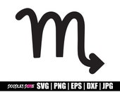 Scorpio Zodiac Sign SVG | Scorpio PNG | Scorpio Clip Art | Scorpio Vector | Scorpio Cricut | Scorpio Cut File