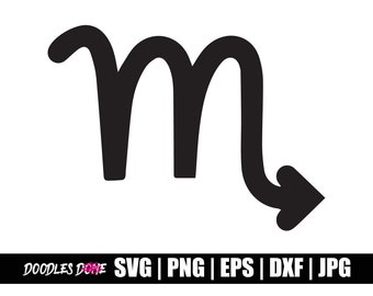 Scorpio Zodiac Sign SVG | Scorpio PNG | Scorpio Clip Art | Scorpio Vector | Scorpio Cricut | Scorpio Cut File
