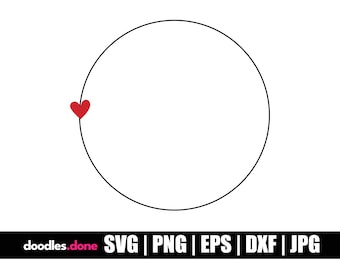 CIRCLE Frame SVG | CIRCLE Monogram Svg | Circle Frames Svg | Circle Border Svg | Cut files for Cricut | Circle Silhouette | Circle png