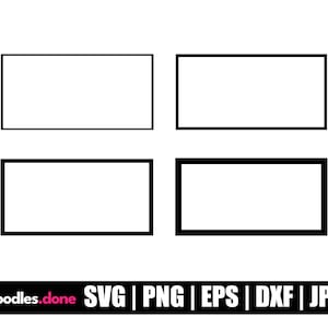 May include: Four black rectangular frames, arranged in a 2x2 grid.