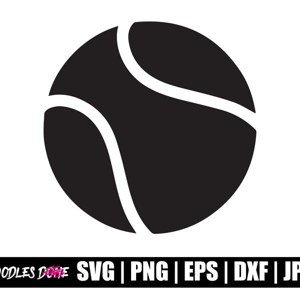 Tennis Ball SVG, Tennis Clip Art, Tennis Vector, Tennis Cricut, Tennis Cut File