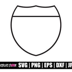 Interstate Shield SVG | Interstate Shield Clip Art | Interstate Shield Vector | Interstate Shield Cricut | Interstate Shield Cut File