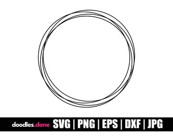 CIRCLE Frame SVG | CIRCLE Monogram Svg | Circle Frames Svg | Circle Border Svg | Cut files for Cricut | Circle Silhouette | Circle png