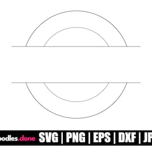 CIRCLE Frame SVG | CIRCLE Monogram Svg | Circle Frames Svg | Circle Border Svg | Cut files for Cricut | Circle Silhouette | Circle png