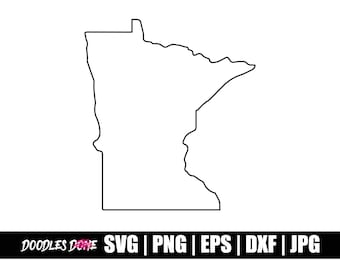 Minnesota: 6 x 9  128 Pages: Minnesota State Silhouette Hand