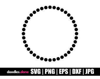 CIRCLE Frame SVG | CIRCLE Monogram Svg | Circle Frames Svg | Circle Border Svg | Cut files for Cricut | Circle Silhouette | Circle png