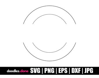 CIRCLE Frame SVG | CIRCLE Monogram Svg | Circle Frames Svg | Circle Border Svg | Cut files for Cricut | Circle Silhouette | Circle png