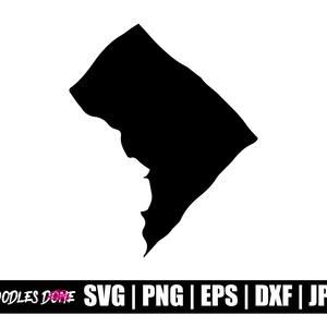Washington dc svg, png, eps, dxf, arquivos jpg, clipart, vetor, cricut, arquivo cortado - download instantâneo
