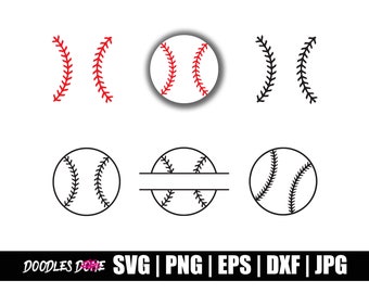 Softball SVG Bundle, Baseball SVG Bundle,  Clip Art, Vector, Cut File